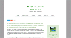 Desktop Screenshot of mindtrainingforgolf.com